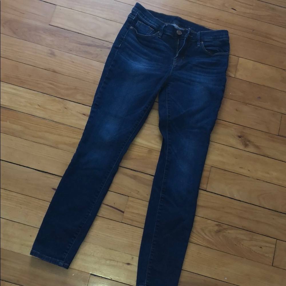 Mid Rise Dark Wash Jeans